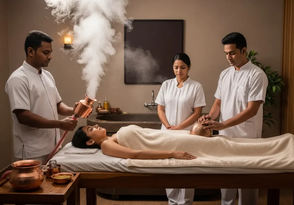 Swedana therapy by sunshine