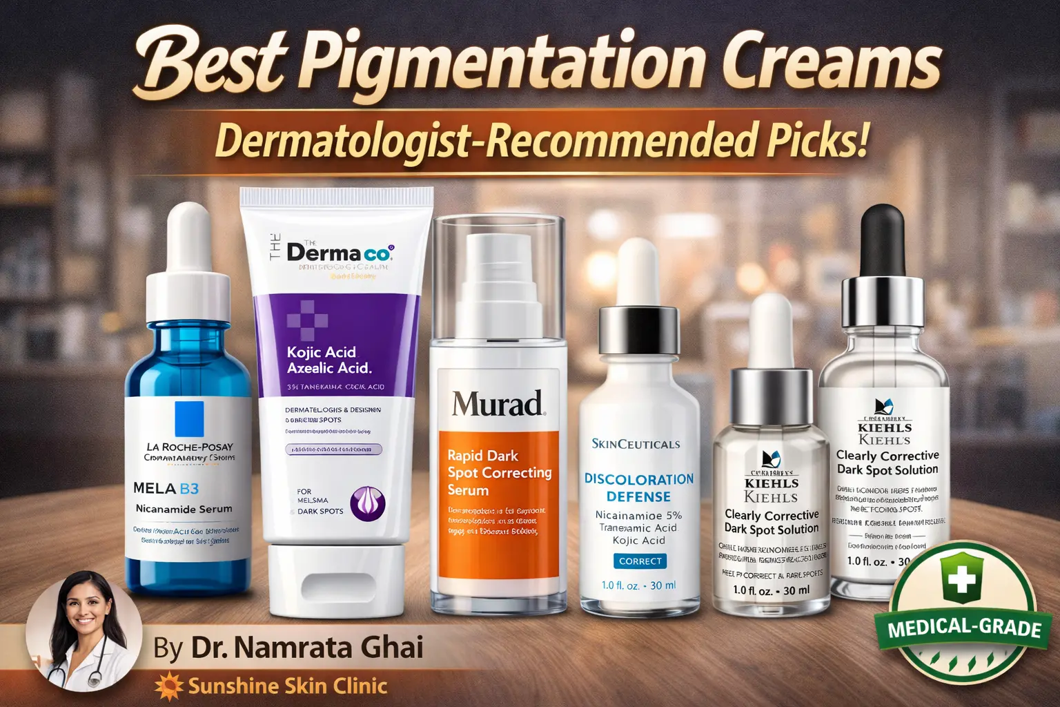 best pigmentation cream recommended by dermatologist for face and dark spots