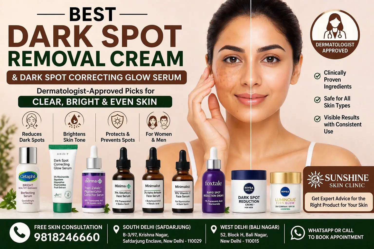 dark spot removal cream by dermatologist