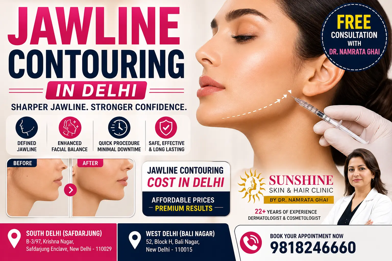 Jawline Contouring in Delhi