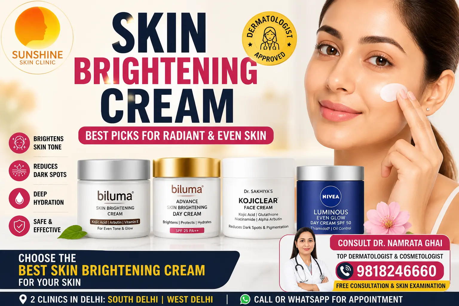 Brighten your skin with sunshine care