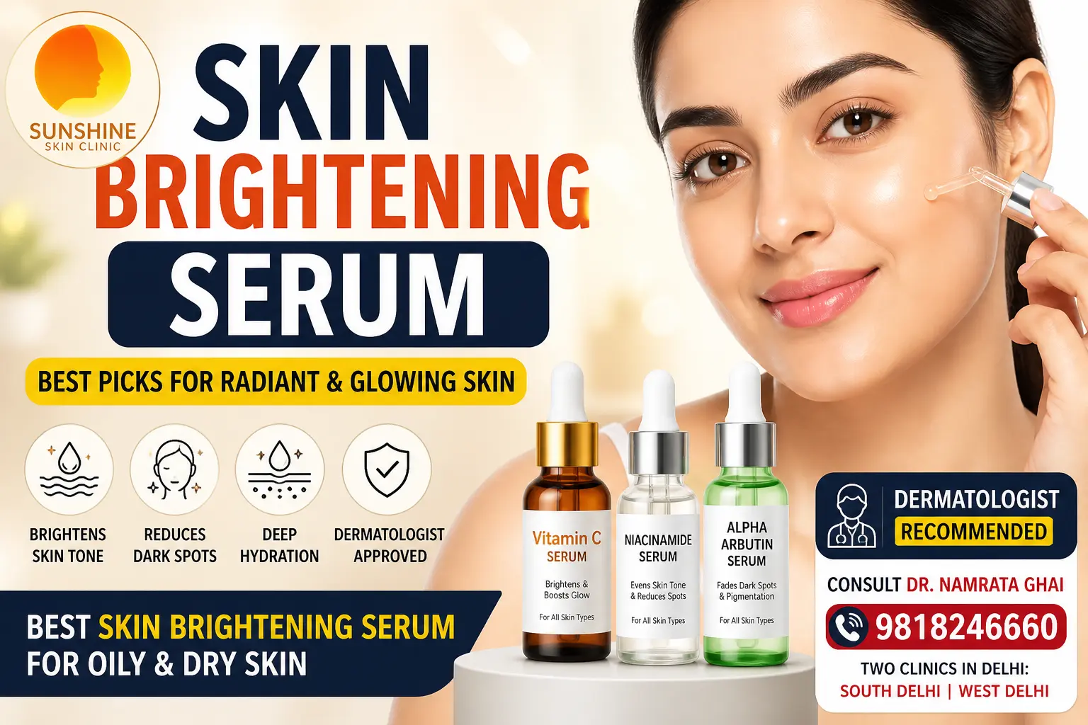 Brighten your skin with Sunshine Serum