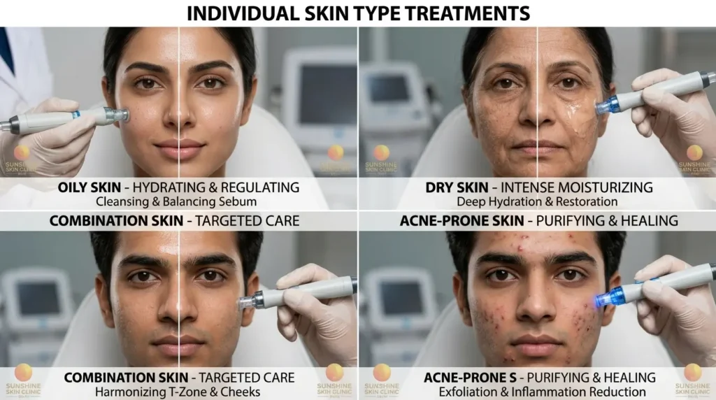 hydrafacial-for-all-skin-types Hydrafacial suitable for different skin types