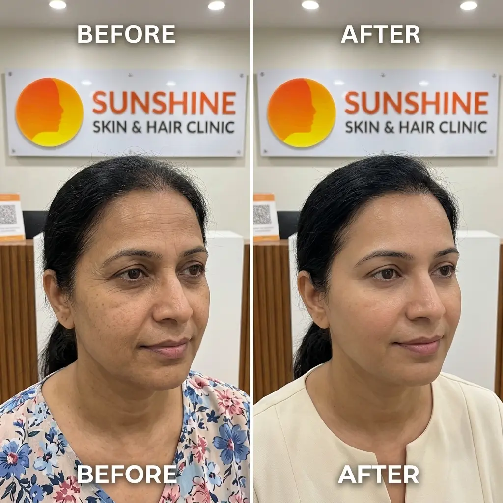 botox-anti-aging-treatment-before-after Before and after botox and anti-aging treatment at
Sunshine Skin & Hair Clinic