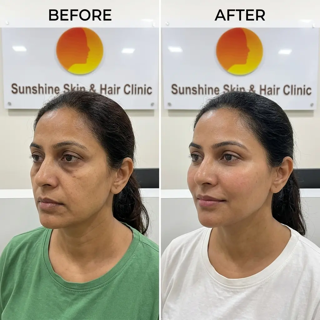 dermal-fillers-before-after Before and after dermal fillers treatment at
Sunshine Skin & Hair Clinic