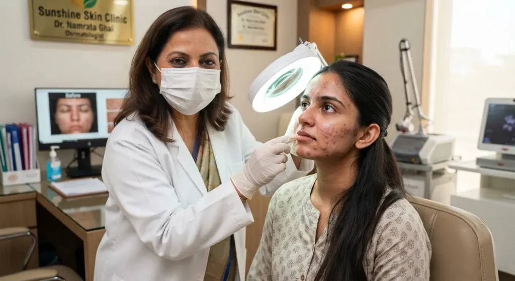 acne-treatment-consultation Acne consultation by dermatologist