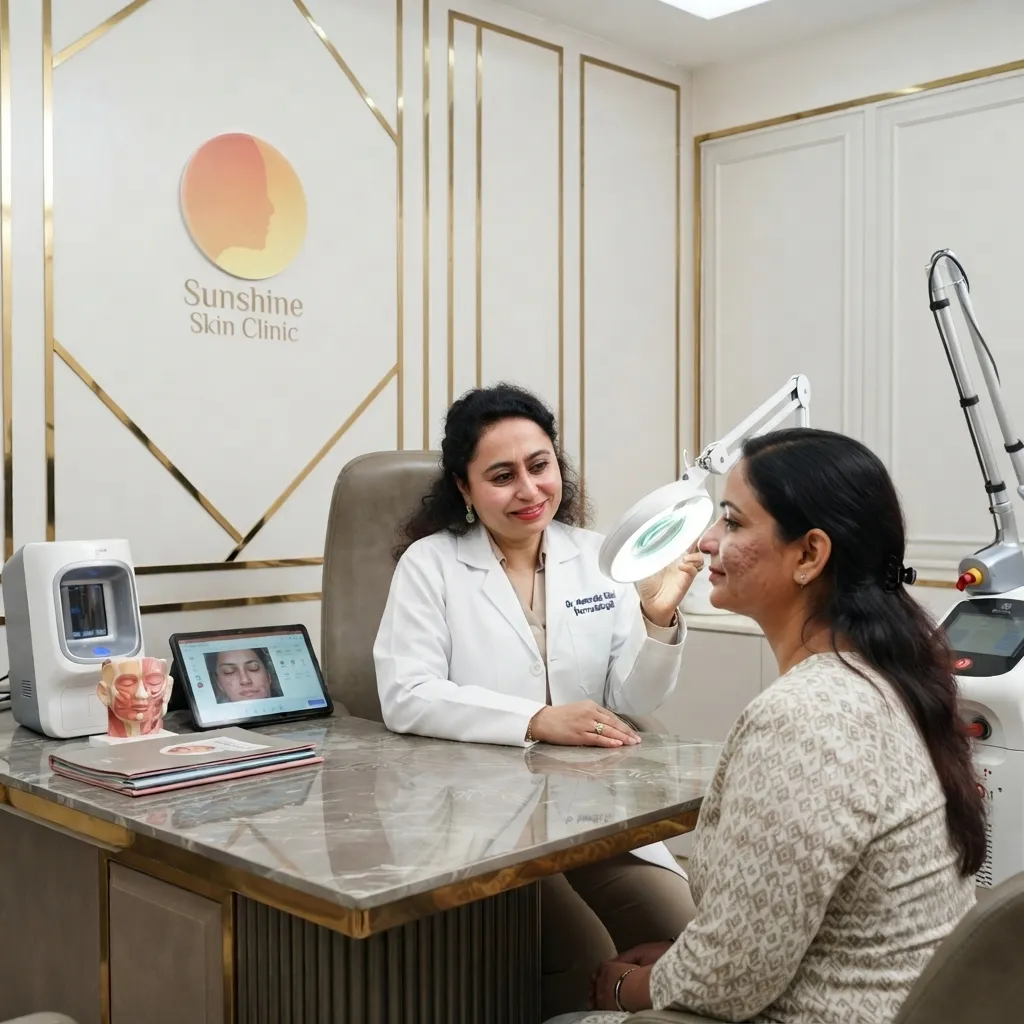 medical-dermatology-delhi Medical dermatology consultation at Sunshine Skin Clinic in Delhi
