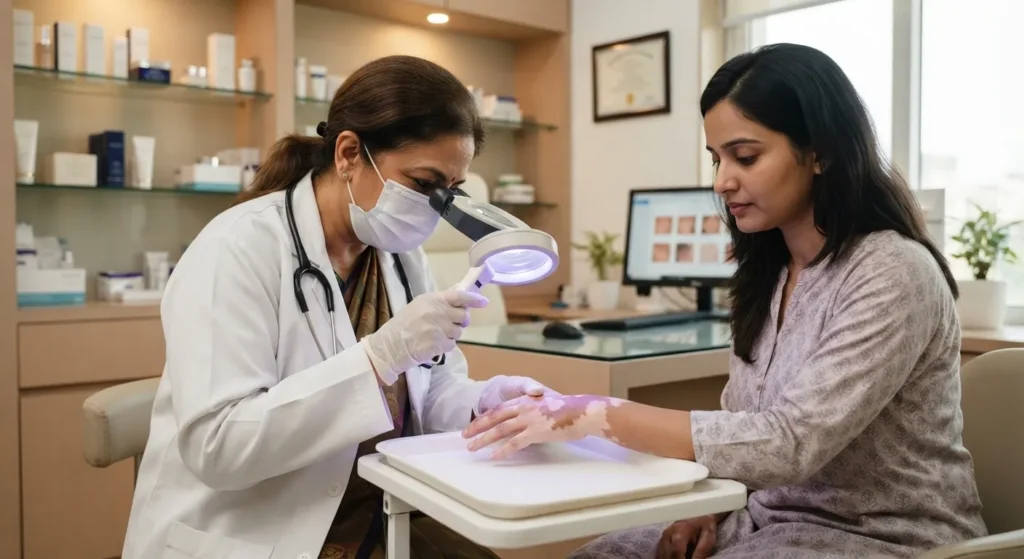 vitiligo-consultation Vitiligo consultation by dermatologist